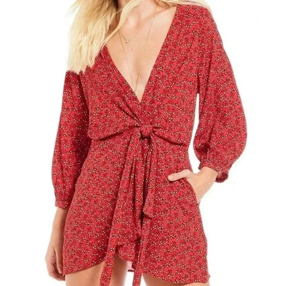 Free People | Low Cut Draped Top | S